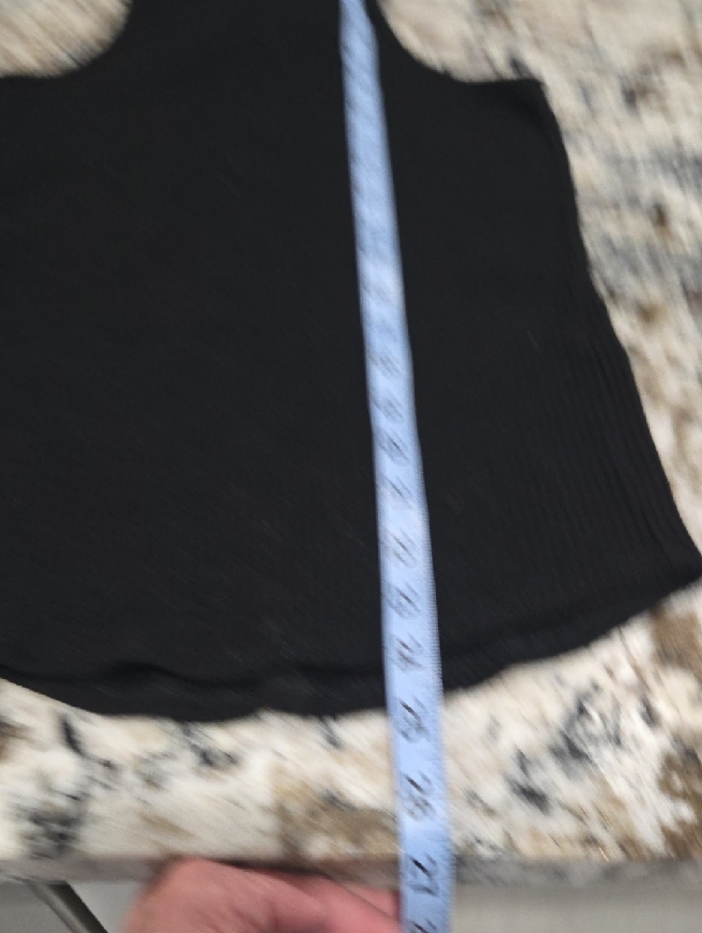 rag & bone Black Ribbed Racerback Tank - Picture 5 of 6